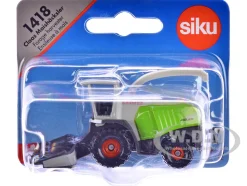 Claas 960 Jaguar Forage Harvester Green and Gray Diecast Model by Siku