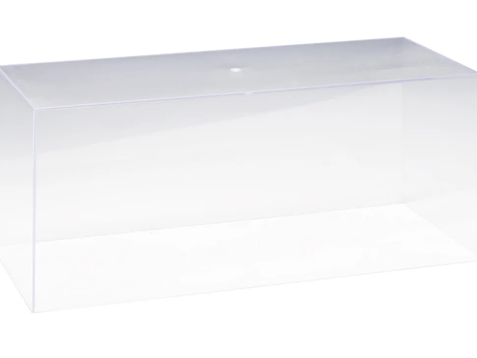 Collectible Display Show Case for 1/18 1/24 Scale Model Cars Black Plastic Base Autoart 90001