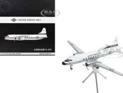 Convair C-131 Samaritan Transport Aircraft "United States Navy - NAS Guantanamo Bay" (141017) White and Gray "Gemini 200" Series 1/200 Diecast Model Airplane by GeminiJets
