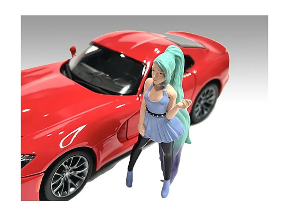 Cosplay Girls Figure 4 for 1/18 Scale Models American Diorama 18304