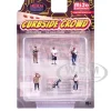 Curbside Crowd 6 piece Diecast Figure Set (6 Figures) Limited Edition for 1/64 Scale Models by American Diorama