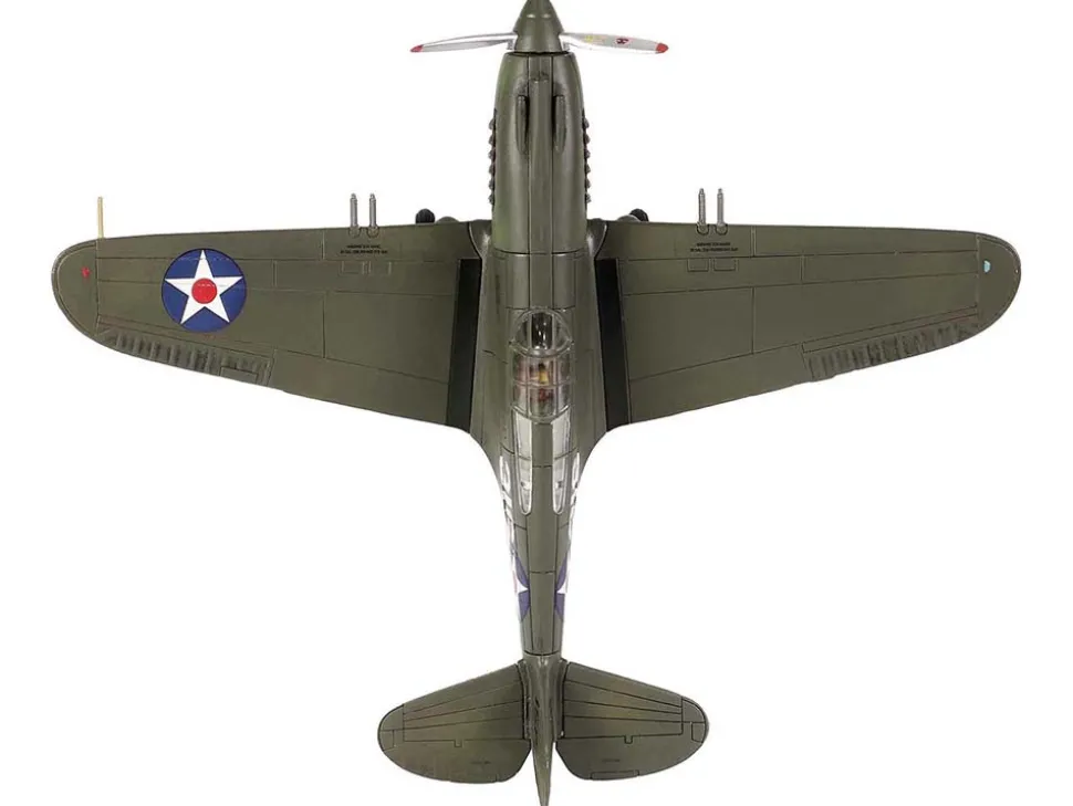 Curtiss P-40B HAWK 81A-2 P-8127 Aircraft Fighter 47th Pursuit Squadron 15th Pursuit Group Serial 316/15P Hawaiian Islands Pearl Habor 7 December 1941 WW2 Aircrafts Series 1/72 Diecast Model Forces of Valor FOV-812060D