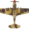Curtiss P-40B Tomahawk MK IIB Aircraft Fighter 112 Squadron Royal Air Force AK402, GA-F North Africa October 1941 WW2 Aircrafts Series 1/72 Diecast Model Forces of Valor FOV-812060A