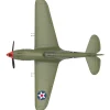 Curtiss P-40B Warhawk Aircraft "Hawaii" (1945) United States Army Air Forces "Planes of World War II" Series 1/72 Diecast Model Airplane by Luppa