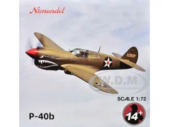 Curtiss P-40E Warhawk Fighter Aircraft 