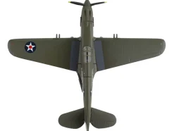 Curtiss P 40 Warhawk Fighter Aircraft #160 Pilot George S Welch United States Army Air Force Attack on Pearl Harbor 1941 1/90 Diecast Model Airplane Postage Stamp PS5354-2