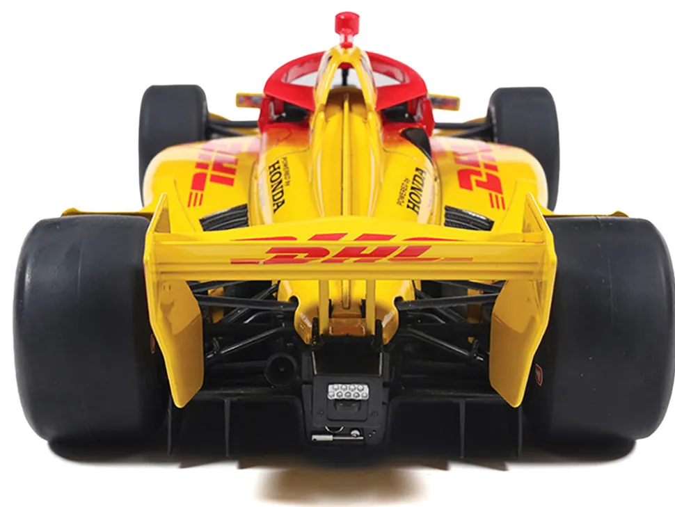 Dallara IndyCar #10 Alex Palou "DHL" Chip Ganassi Racing (Road Course Configuration) Champion "NTT IndyCar Series" (2025) 1/18 Diecast Model Car by IXO Models