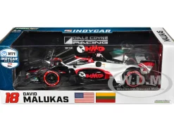 Dallara IndyCar #18 David Malukas HMD Trucking Dale Coyne Racing with HMD Motorsports Road Course Configuration NTT IndyCar Series 2023 1/18 Diecast Model Car Greenlight 11200