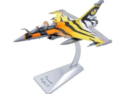 Dassault Rafale B Fighter Jet Ocean Tiger with Missile Accessories Panzerkampf Wing Series 1/72 Scale Model Panzerkampf 14615PB