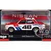Datsun 510 #46 John Morton Red White BRE Brock Racing Enterprises Race Series 1/43 Diecast Model Car Bburago 38301