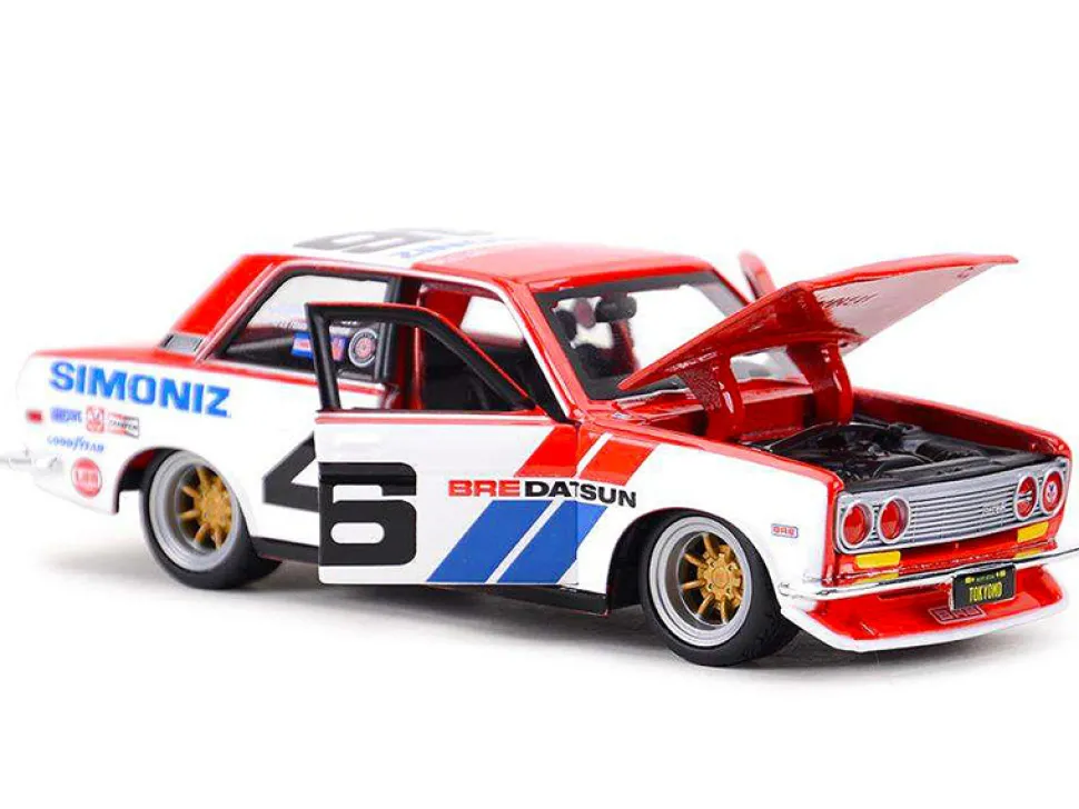 Datsun 510 #46 Simoniz BRE Brock Racing Enterprises Tokyo Mod 1/24 Diecast Model Car Maisto 32532
