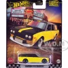 Datsun 510 Wagon Yellow and Black "Boulevard" Series Diecast Model Car by Hot Wheels