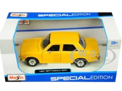 1971 Datsun 510 Yellow Special Edition 1/24 Diecast Model Car Maisto 31518