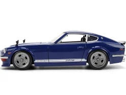 1972 Datsun 240Z Blue with White Stripes