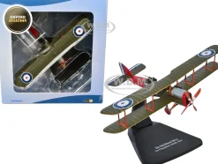 De Havilland DH4 Bomber Plane 5 Squadron Royal Naval Air Service 1918 Oxford Aviation Series 1/72 Diecast Model Airplane Oxford Diecast AD004