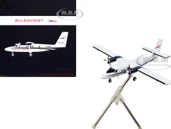 De Havilland DHC 6 300 Commercial Aircraft Allegheny Airlines White with Blue Stripes Gemini 200 Series 1/200 Diecast Model Airplane GeminiJets G2USA1033