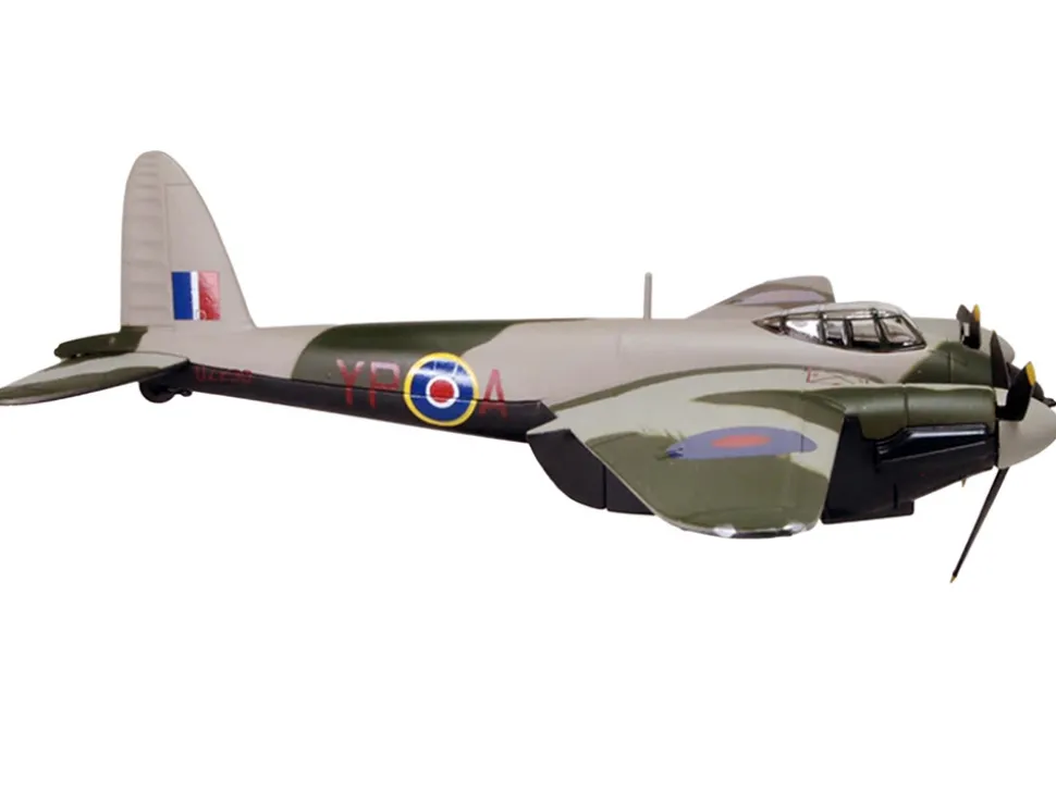De Havilland Mosquito NF MKII Aircraft "Wing Commander Peter G. Wykeham-Barnes, No. 23 Squadron, Luqa, Malta" (1943) Royal Air Force "Oxford Aviation" Series 1/72 Diecast Model Airplane by Oxford Diecast