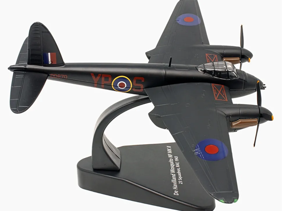 De Havilland Mosquito NF MK II War Plane 23 Squadron RAF 1943 Oxford Aviation Series 1/72 Diecast Model Airplane Oxford Diecast AC102