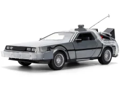 DeLorean Brushed Metal Time Machine with Lights
