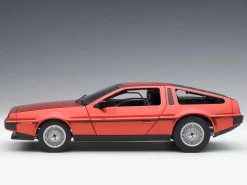 Delorean DMC 12 Metallic Red 1/18 Model Car Autoart 79918