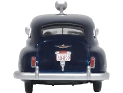 1946 DeSoto Suburban Ambulance Dark Blue Junction City Ambulance 1/87 HO Scale Diecast Model Car Oxford Diecast 87DS46005