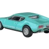 1972 De Tomaso Pantera Verde Aqua 1/64 Diecast Model Car by Paragon Models