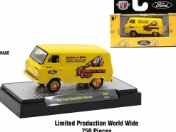 Detroit Muscle Set of 6 Cars IN DISPLAY CASES Release 65 Limited Edition 1/64 Diecast Model Cars M2 Machines 32600-65