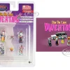Dia de los Muertos 2 6 piece Diecast Set 4 Figures 2 Masks Limited Edition to 3600 pieces Worldwide for 1/64 Scale Models American Diorama AD-76527MJ