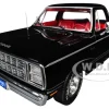 1979 Dodge Adventurer Sweptline Pickup Truck Black with Red Interior "American Muscle" Series 1/18 Diecast Model Car by Auto World