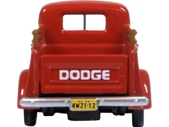 1948 Dodge B-1B Pickup Truck Red 1/87 HO Scale Diecast Model Car Oxford Diecast 87DP48001