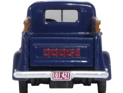 1948 Dodge B-1B Pickup Truck Waterway Blue 1/87 (HO) Scale Diecast Model Car by Oxford Diecast