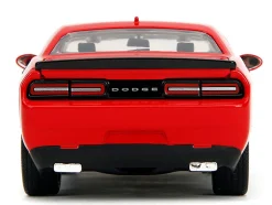 2015 Dodge Challenger Red with Black Stripes and Glenn Diecast Figure "The Walking Dead" (2010-2022) TV Series "Hollywood Rides" Series 1/24 Diecast Model Car by Jada
