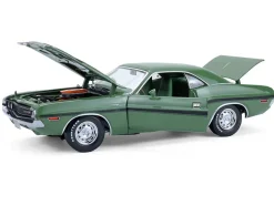 1970 Dodge Challenger R/T Hemi F8 Green with Black Stripes and Green Interior 