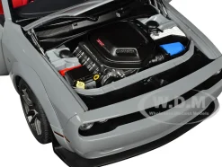 2022 Dodge Challenger R T Scat Pack Widebody Smoke Show Gray 1/18 Model Car Autoart 71774