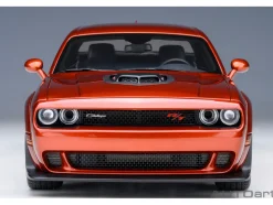 2022 Dodge Challenger R T Scat Pack Widebody Sinamon Stick Orange 1/18 Model Car Autoart 71773