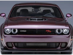 2022 Dodge Challenger R/T Scat Pack Widebody Hellraisin Purple Metallic 1/18 Model Car Autoart 71771