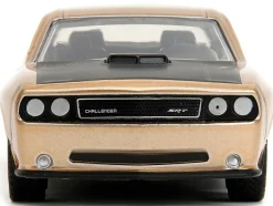 2012 Dodge Challenger SRT8 Gold Metallic with Black Hood Pink Slips Series 1/32 Diecast Model Car Jada 34855