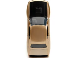 2012 Dodge Challenger SRT8 Gold Metallic with Black Hood Pink Slips Series 1/32 Diecast Model Car Jada 34855