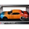 2018 Dodge Challenger SRT Hellcat Widebody Blue, Orange and Red Gradient "Custom Wrap" Series 1/24 Diecast Model Car by Motormax