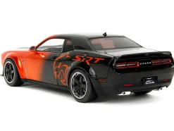 Dodge Challenger SRT Hellcat Orange Metallic and Black 
