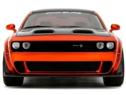 Dodge Challenger SRT Hellcat Orange Metallic and Black 