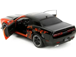 Dodge Challenger SRT Hellcat Orange Metallic and Black 