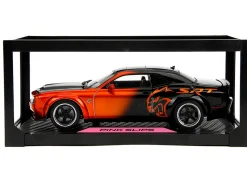 Dodge Challenger SRT Hellcat Orange Metallic and Black 