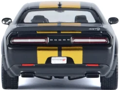 2018 Dodge Challenger SRT Hellcat Widebody Matt Black with Gold Stripes and Graphics 
