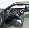 2022 Dodge Challenger SRT Jailbreak F8 Green with Carbon Stripes 1/18 Model Car by Autoart