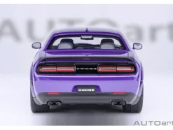 2023 Dodge Challenger SRT Super Stock Plum Crazy Purple 1/18 Model Car by Autoart