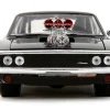 1970 Dodge Charger Black with Race Interior "The Fast and the Furious" (2001) Movie "25 Years of Fast & Furious" Series 1/24 Diecast Model Car by Jada