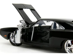 1970 Dodge Charger Black with Race Interior 