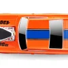 1966 Dodge Charger 426 C.I. Orange Blue Stripe 1/64 Diecast Model Car Muscle Machines 15542