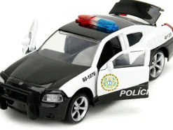 2006 Dodge Charger Police Black and White Policia Civil Fast & Furious Series 1/32 Diecast Model Car by Jada 33666